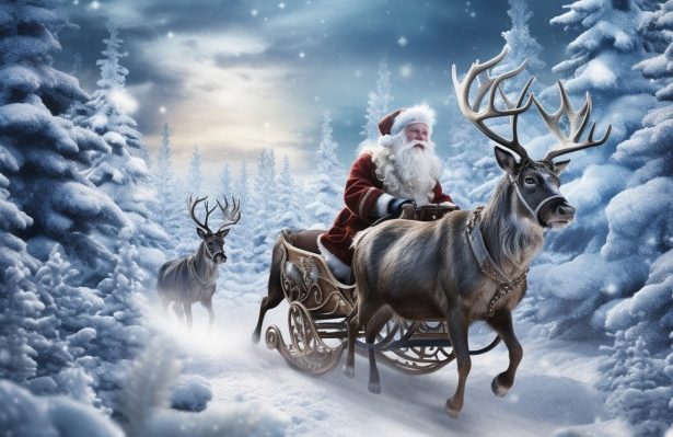 ซานต้า-กวางเรนเดียร์